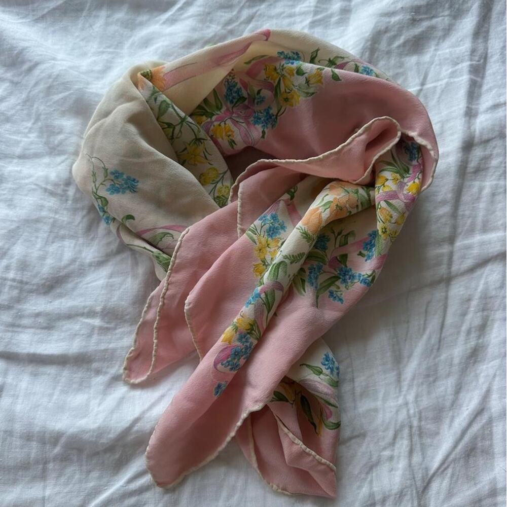 Nina ricci silk scarf with